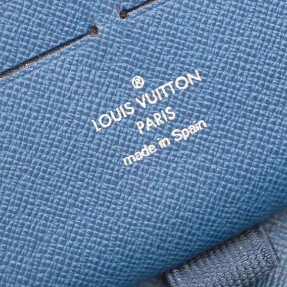 LOUIS VUITTON LV Zippy Organizer Long Wallet Epi Leather Blue SHW M60619 35KB376 - Picture 3 of 14